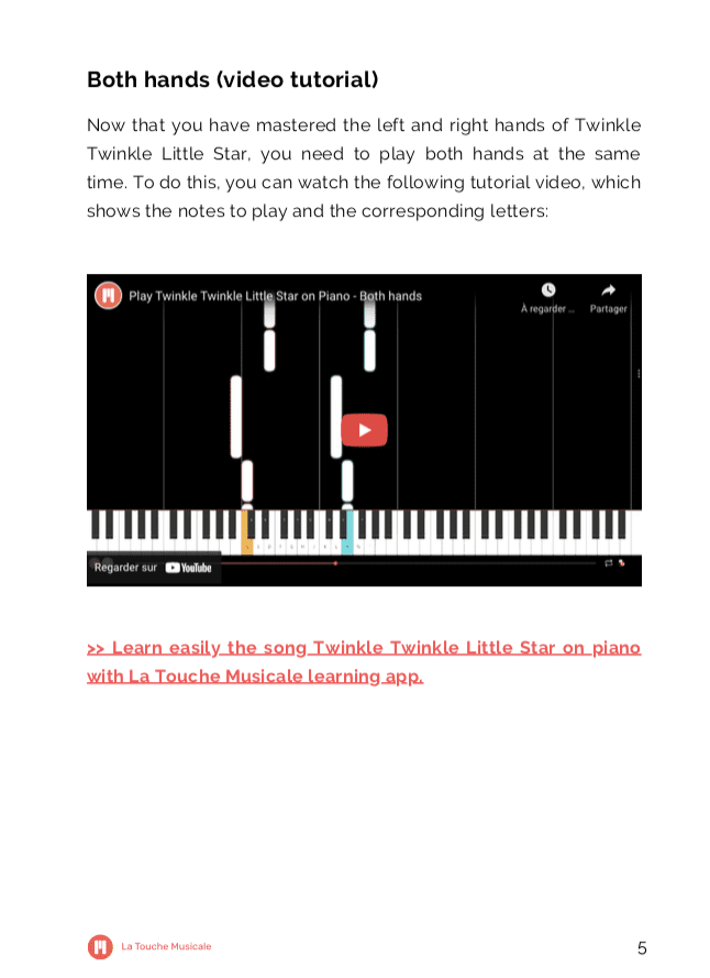 Piano Tutorials The 10 Easiest Songs to Learn La Touche Musicale