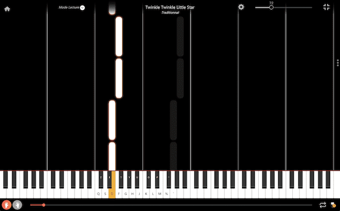 Twinkle twinkle little star deals easy piano notes