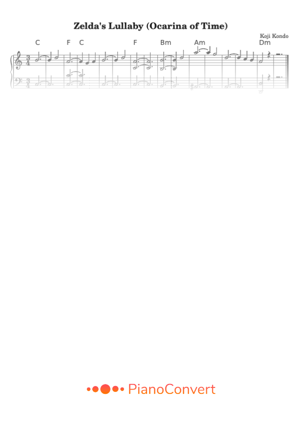 ocarina sheet music