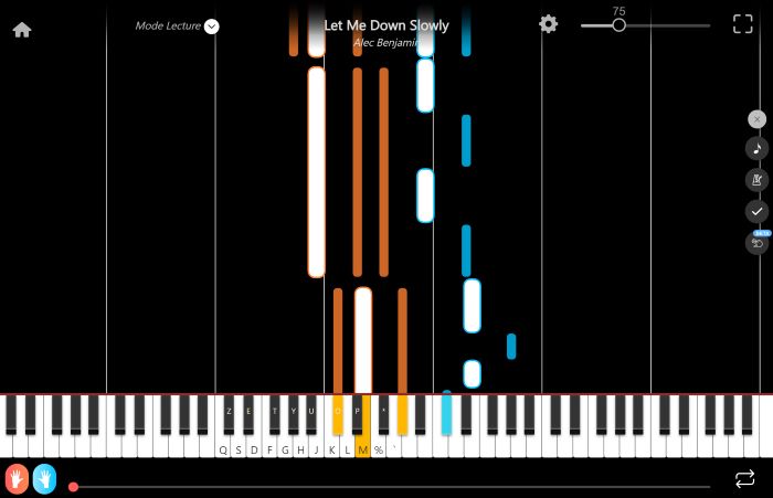 Let Me Down Slowly - Easy Piano Sheet Music in PDF - La Touche Musicale