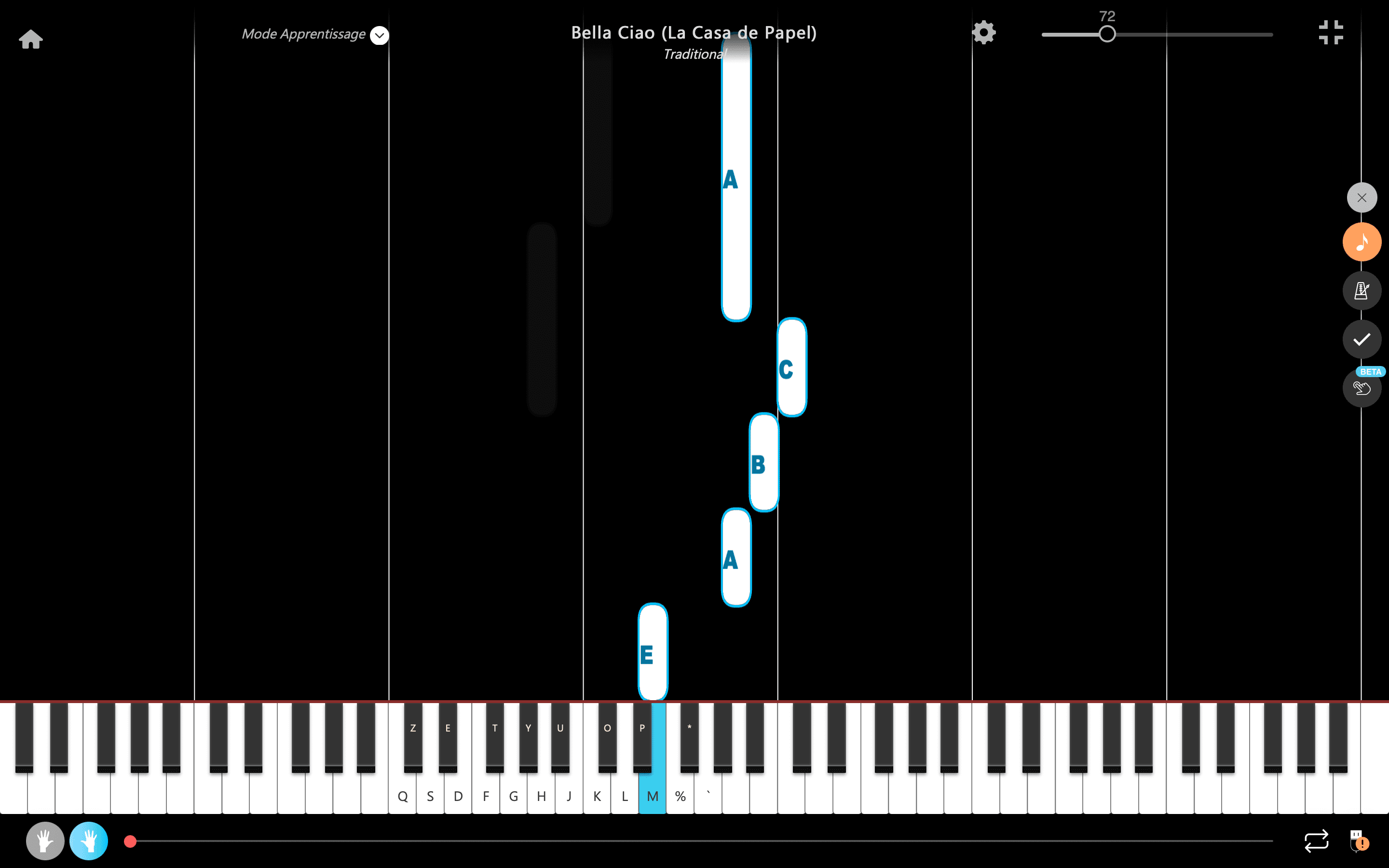 Bella Ciao - Tutorial de piano amb lletraBella Ciao - Tutorial de piano amb lletra  